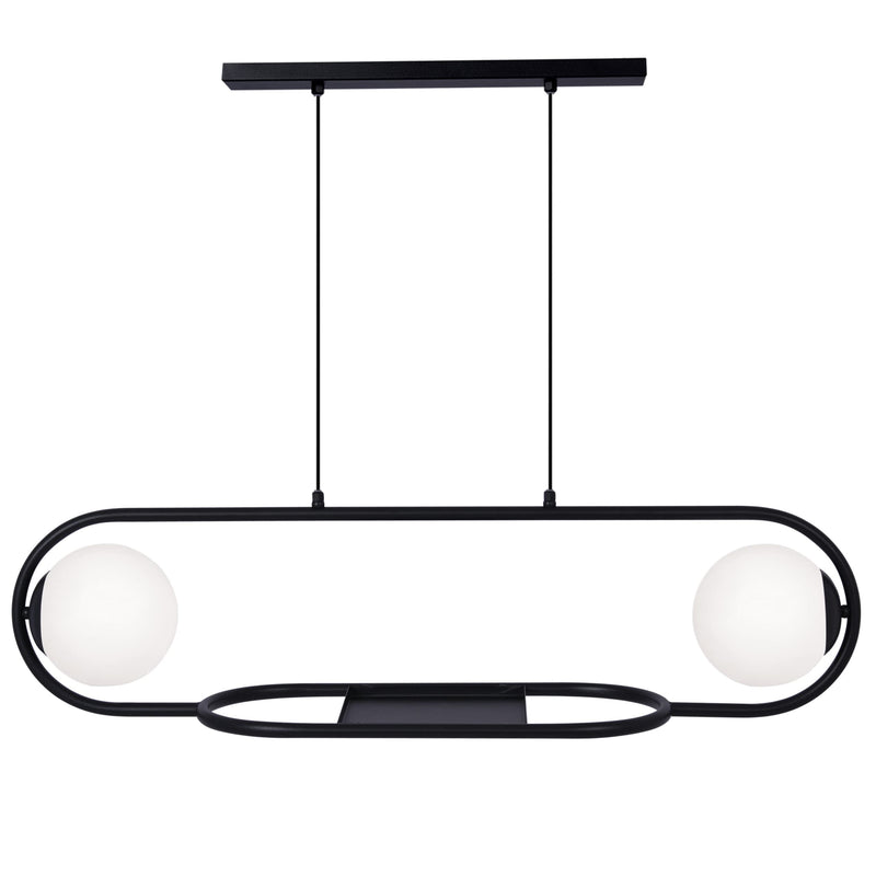 Kaja Finestra 2L linear suspension pendant lamp E27 H 80.0cm