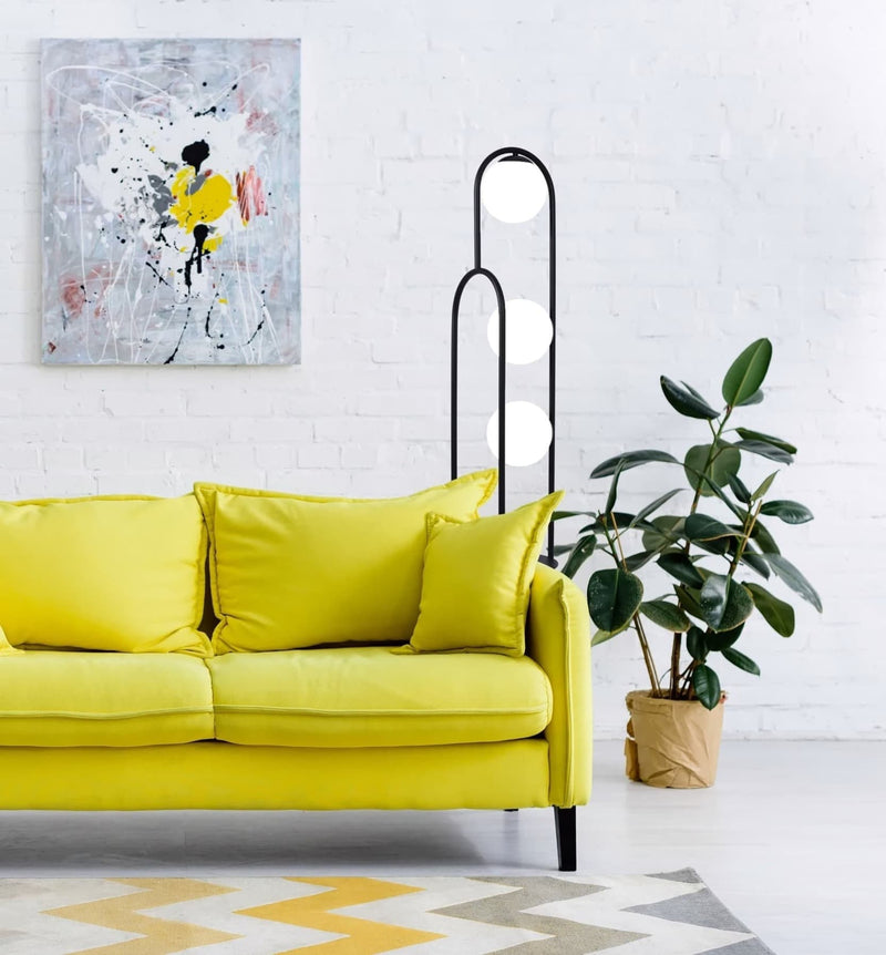 Kaja Finestra 3L floor lamp E27 H 164.0cm