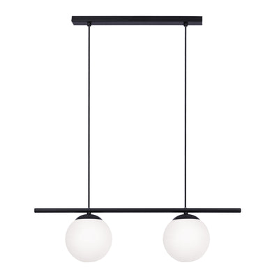 Kaja Arton 2L linear suspension pendant lamp E27 H 90.0cm