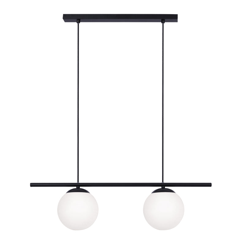 Kaja Arton 2L linear suspension pendant lamp E27 H 90.0cm