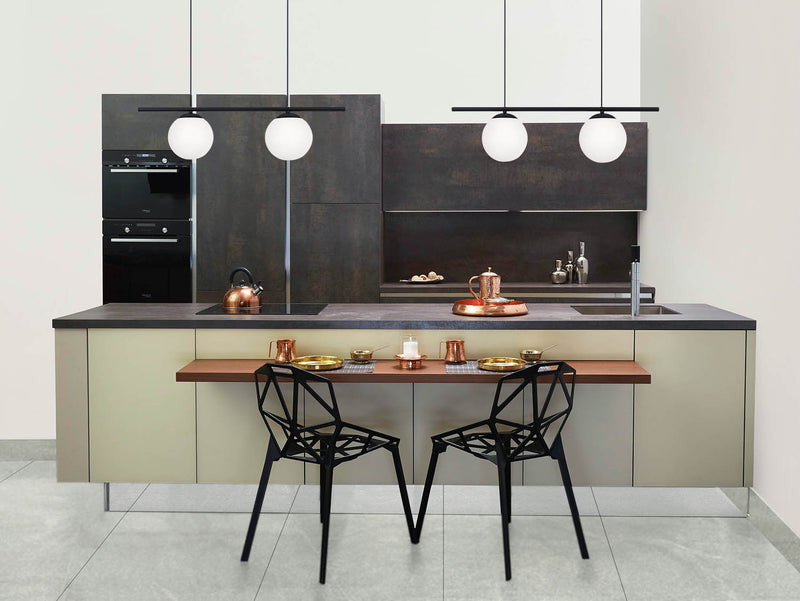 Kaja Arton 2L linear suspension pendant lamp E27 H 90.0cm