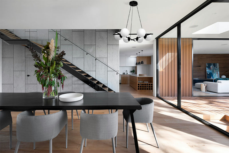 Kaja Arton 6L chandelier E27 H 90.0cm