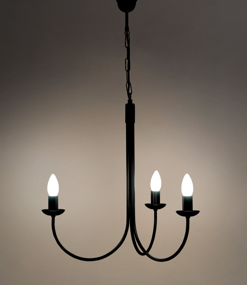 Kaja Haris 3L chandelier E14 H 85.0cm