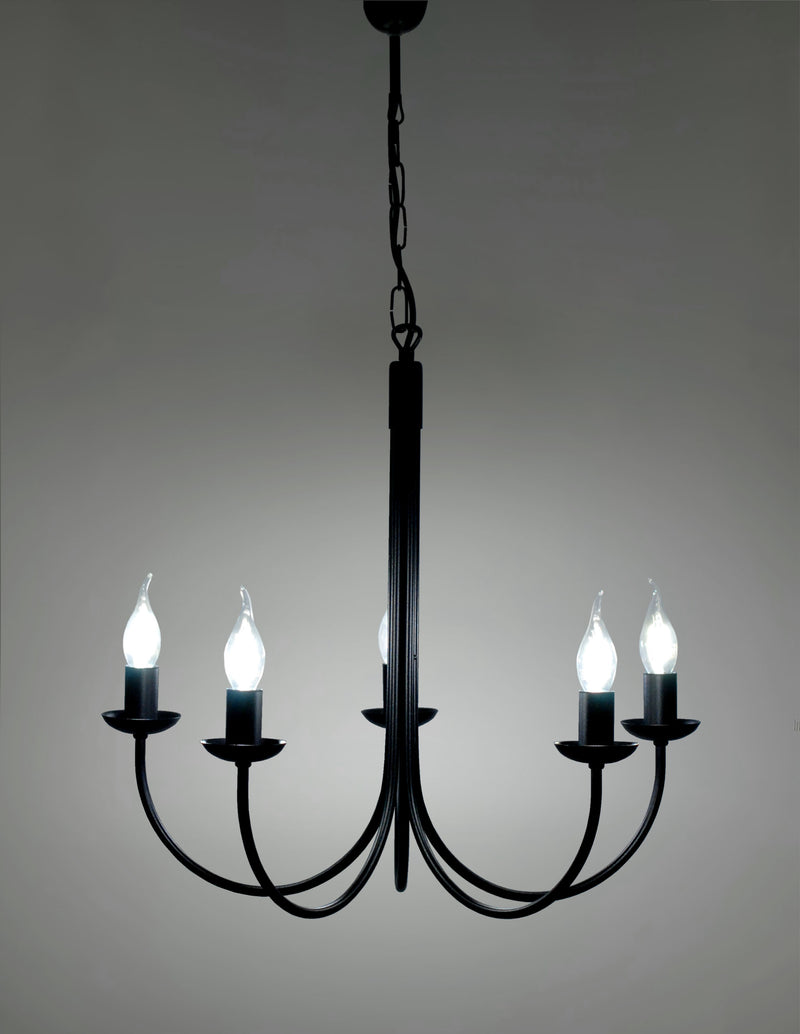 Kaja Haris 5L chandelier E14 H 85.0cm