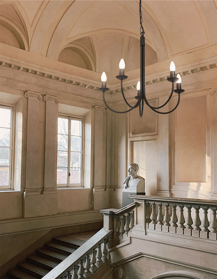 Kaja Haris 5L chandelier E14 H 85.0cm