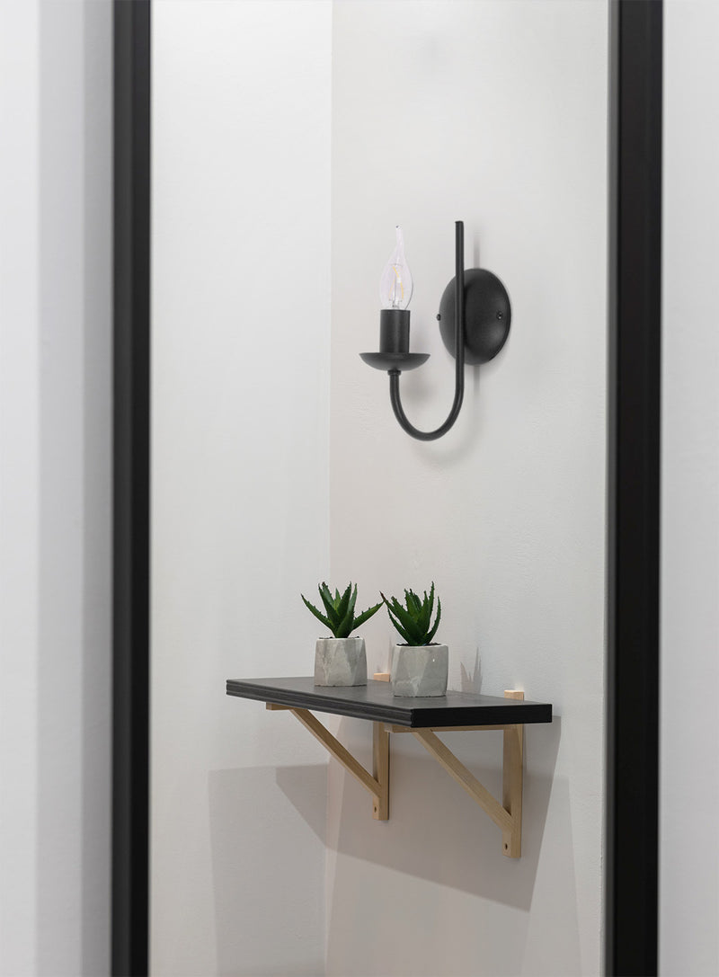 Kaja Haris 1L wall sconce lamp E14 H 25.0cm