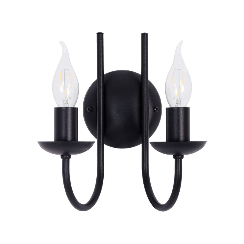 Kaja Haris 2L wall sconce lamp E14 H 25.0cm