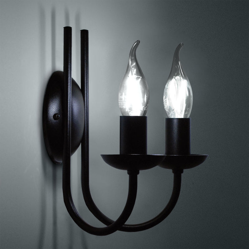 Kaja Haris 2L wall sconce lamp E14 H 25.0cm