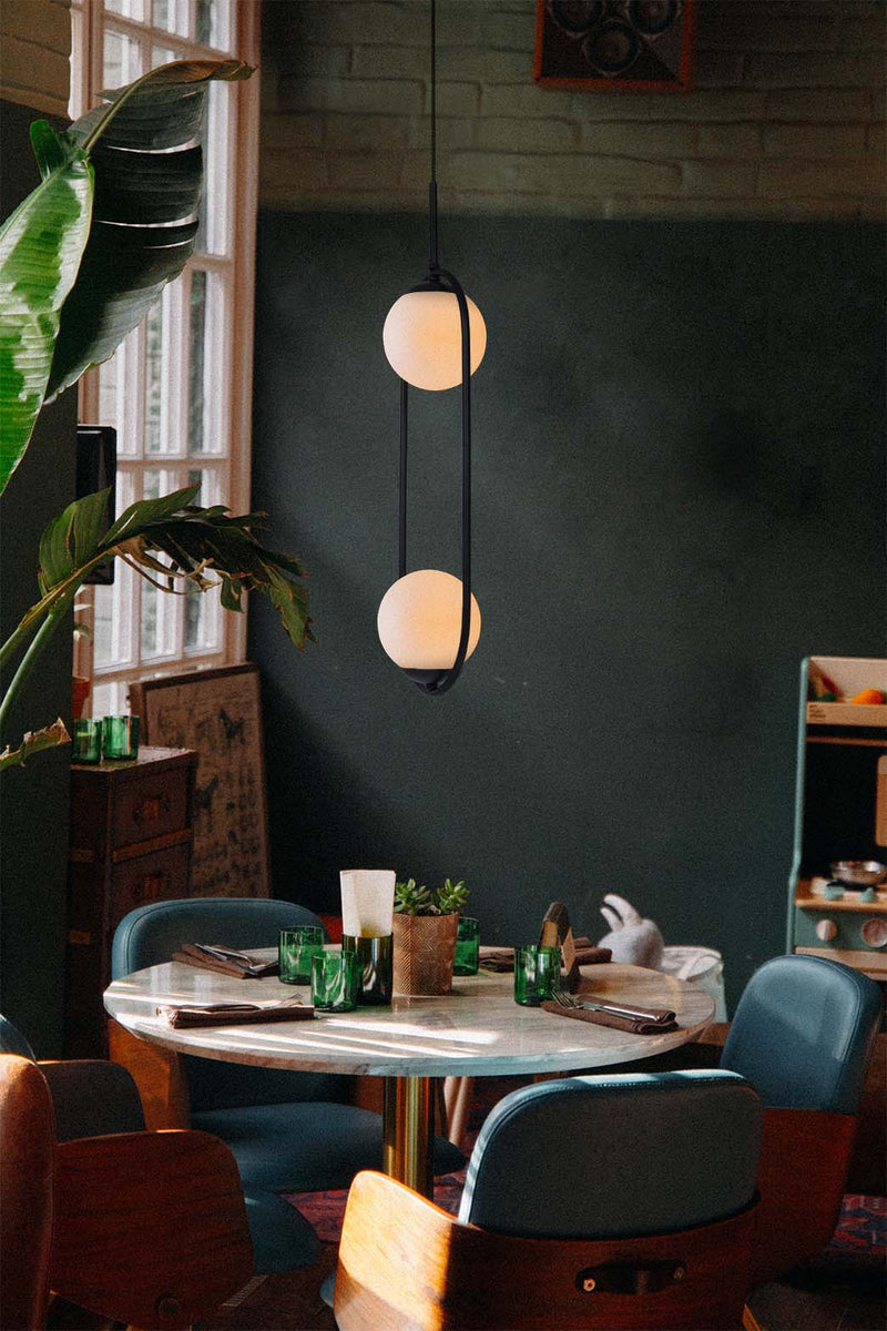 Kaja Parva 2L pendant lamp E14 H 100.0cm