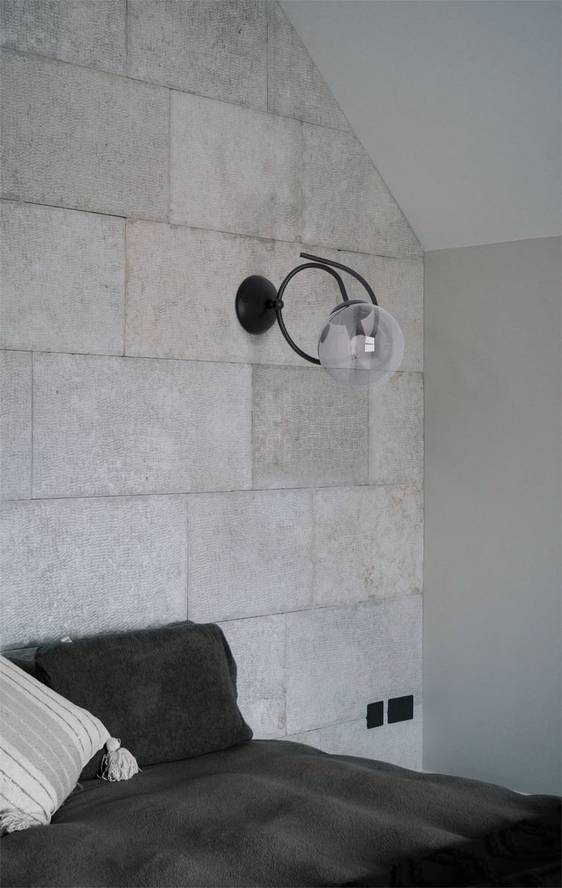 Kaja Rubi 1L wall sconce lamp E14 H 30.0cm