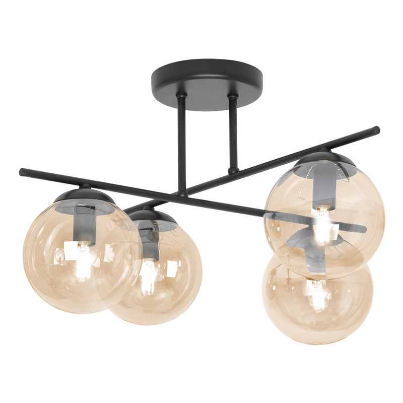 Kaja Delta 4L ceiling lamp E14 H 30.0cm