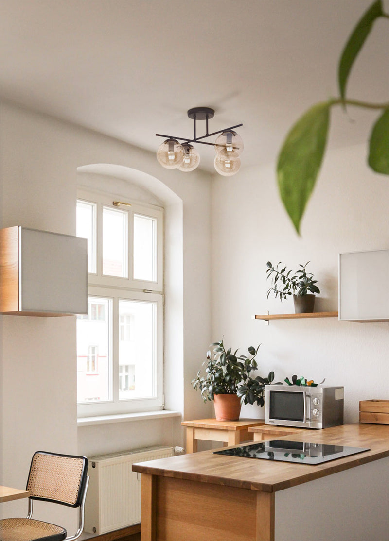 Kaja Delta 4L ceiling lamp E14 H 30.0cm