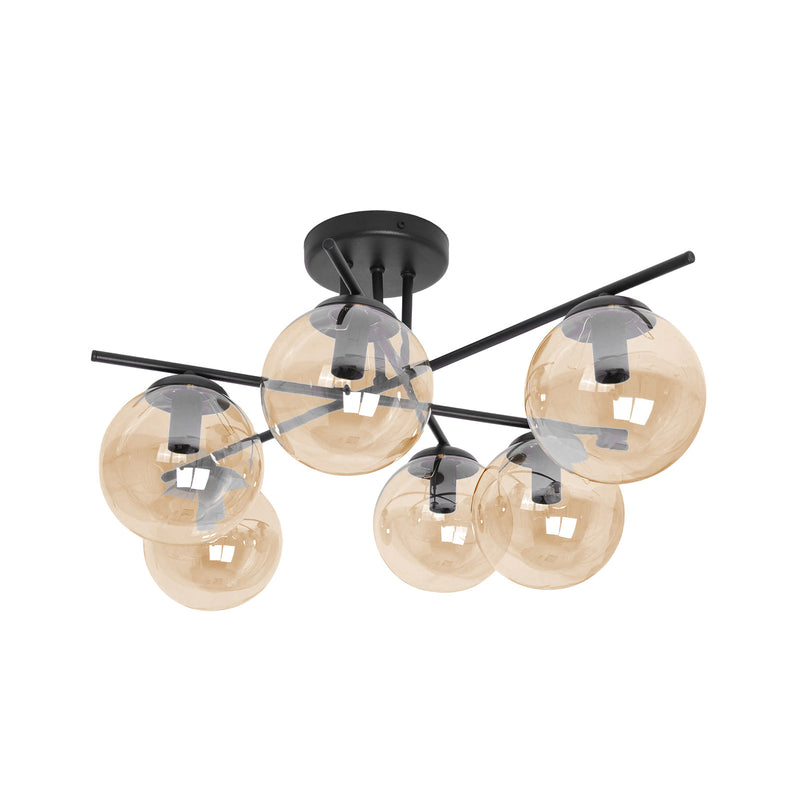 Kaja Delta 6L chandelier E14 H 30.0cm