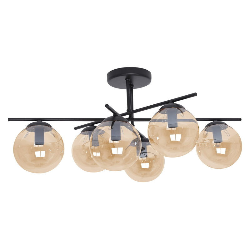 Kaja Delta 6L chandelier E14 H 30.0cm