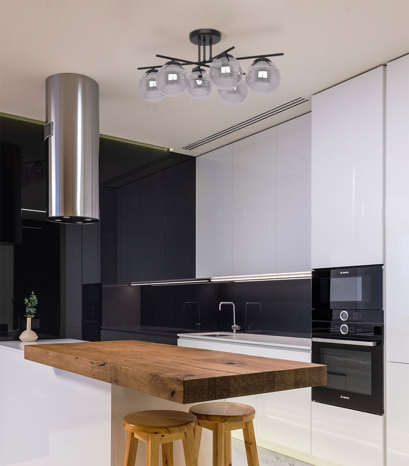 Kaja Gamma 6L ceiling lamp E14 H 30.0cm