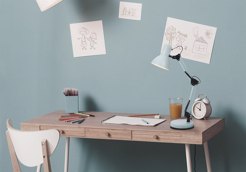 Kaja Cosmo 1L task table lamp E27 H 55.0cm