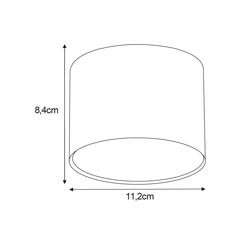 Kaja Horn 1L ceiling spotlight GU10 / AR111 H 8.4cm
