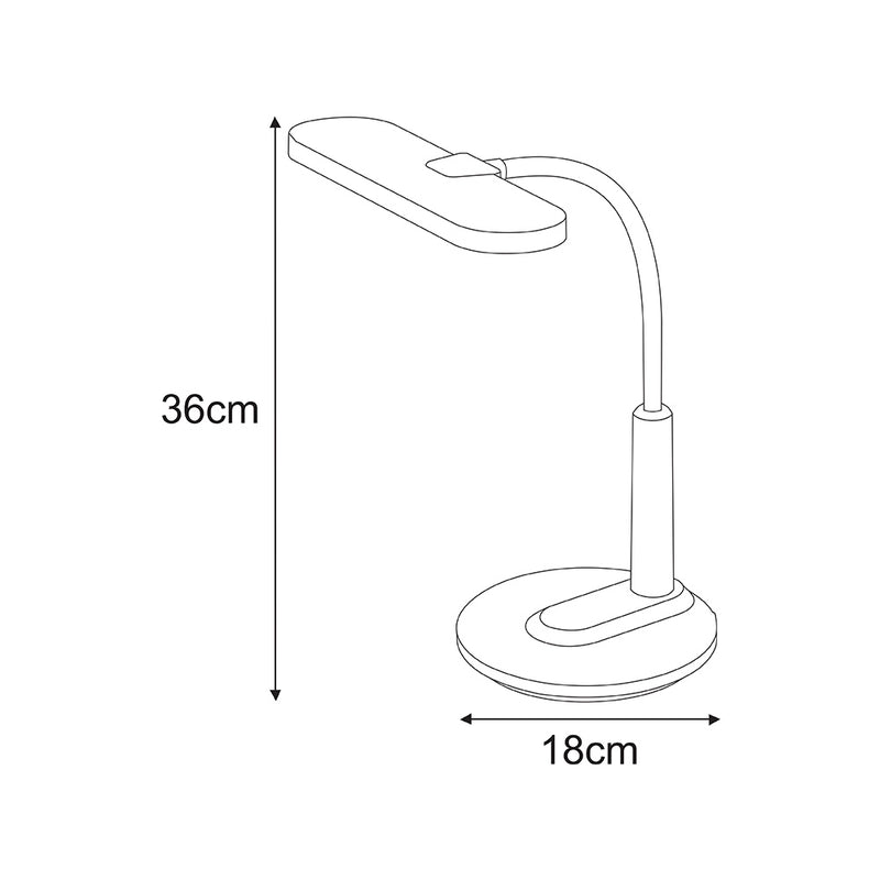 Kaja Dafi desk lamp LED H 36.0cm