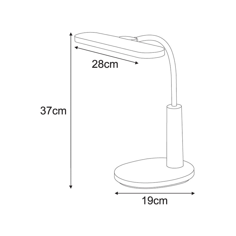 Kaja Milo desk lamp LED H 37.0cm