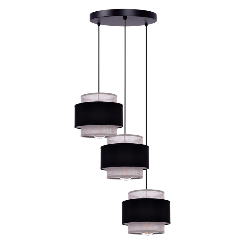 Kaja Etela 3L pendant lamp E27 H 100.0cm
