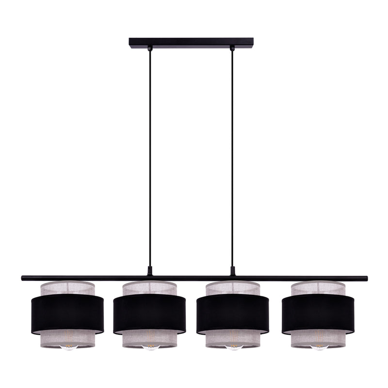 Kaja Etela 4L linear suspension pendant lamp E27 H 100.0cm