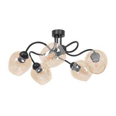 Kaja Diuna 5L ceiling lamp E27 H 28.0cm