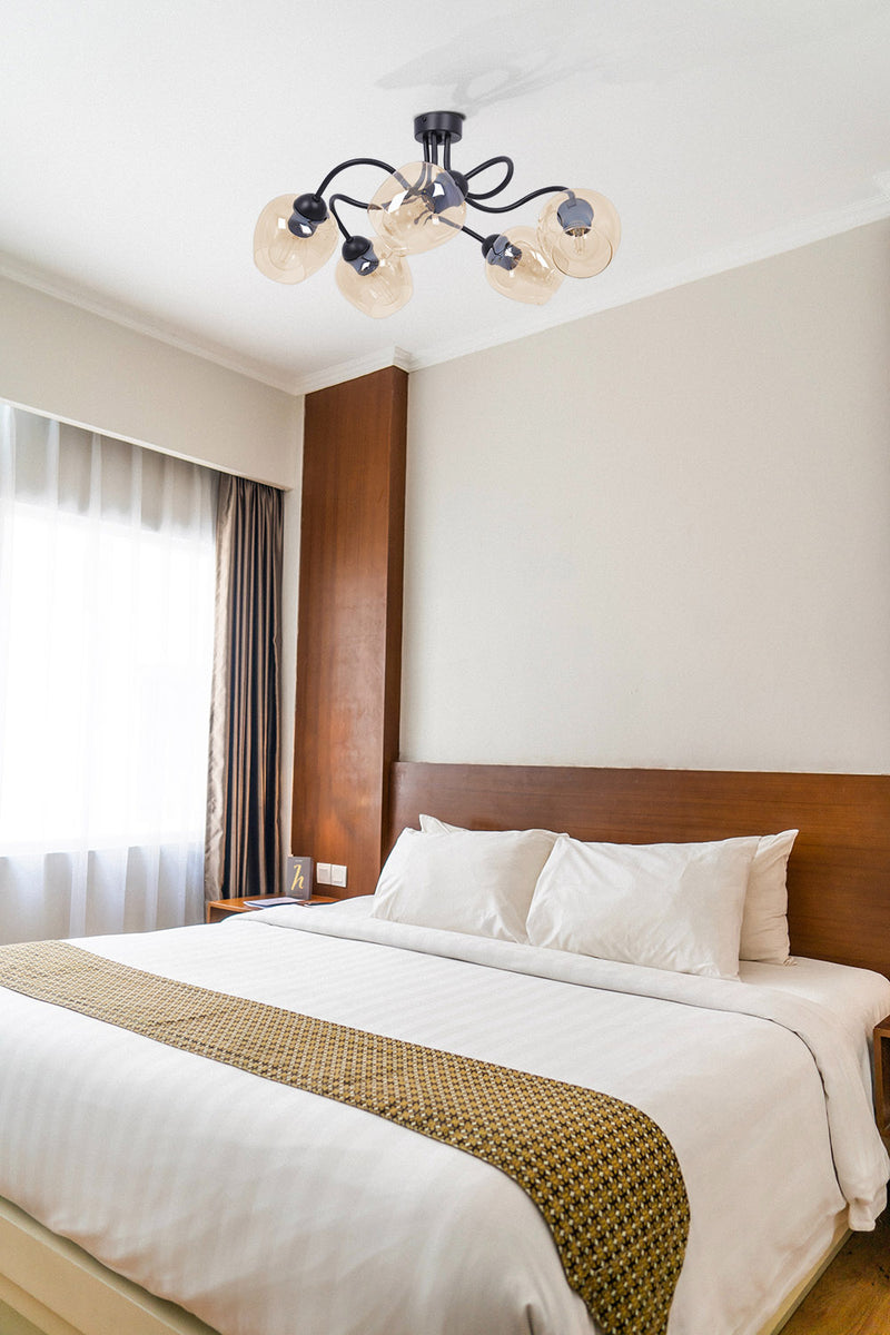 Kaja Diuna 5L ceiling lamp E27 H 28.0cm