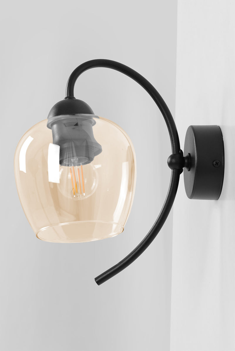 Kaja Diuna 1L wall sconce lamp E27 H 25.0cm