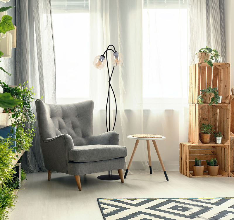 Kaja Bella 2L floor lamp E27 H 156.0cm