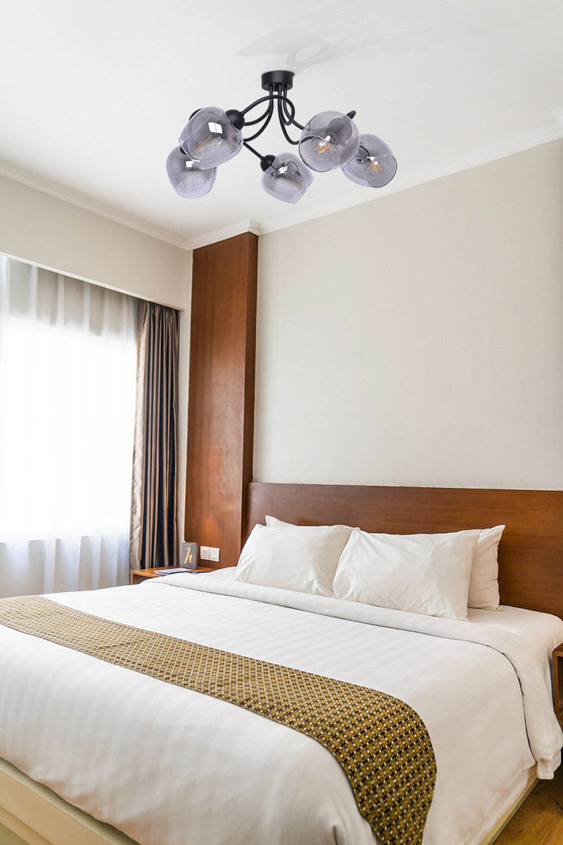 Kaja Sara 5L ceiling lamp E27 H 28.0cm