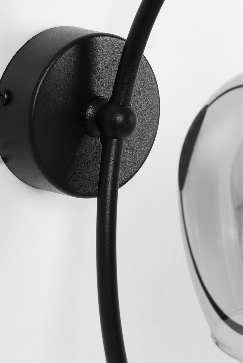 Kaja Sara 1L wall sconce lamp E27 H 25.0cm