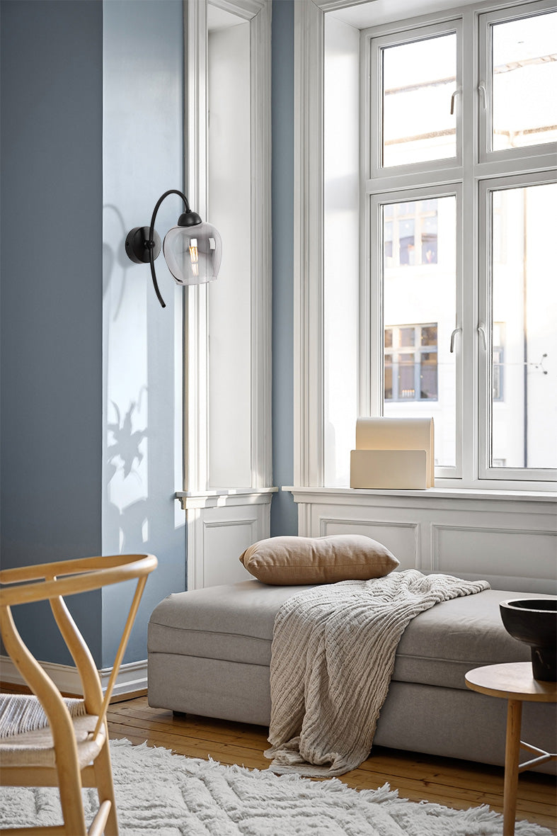 Kaja Sara 1L wall sconce lamp E27 H 25.0cm