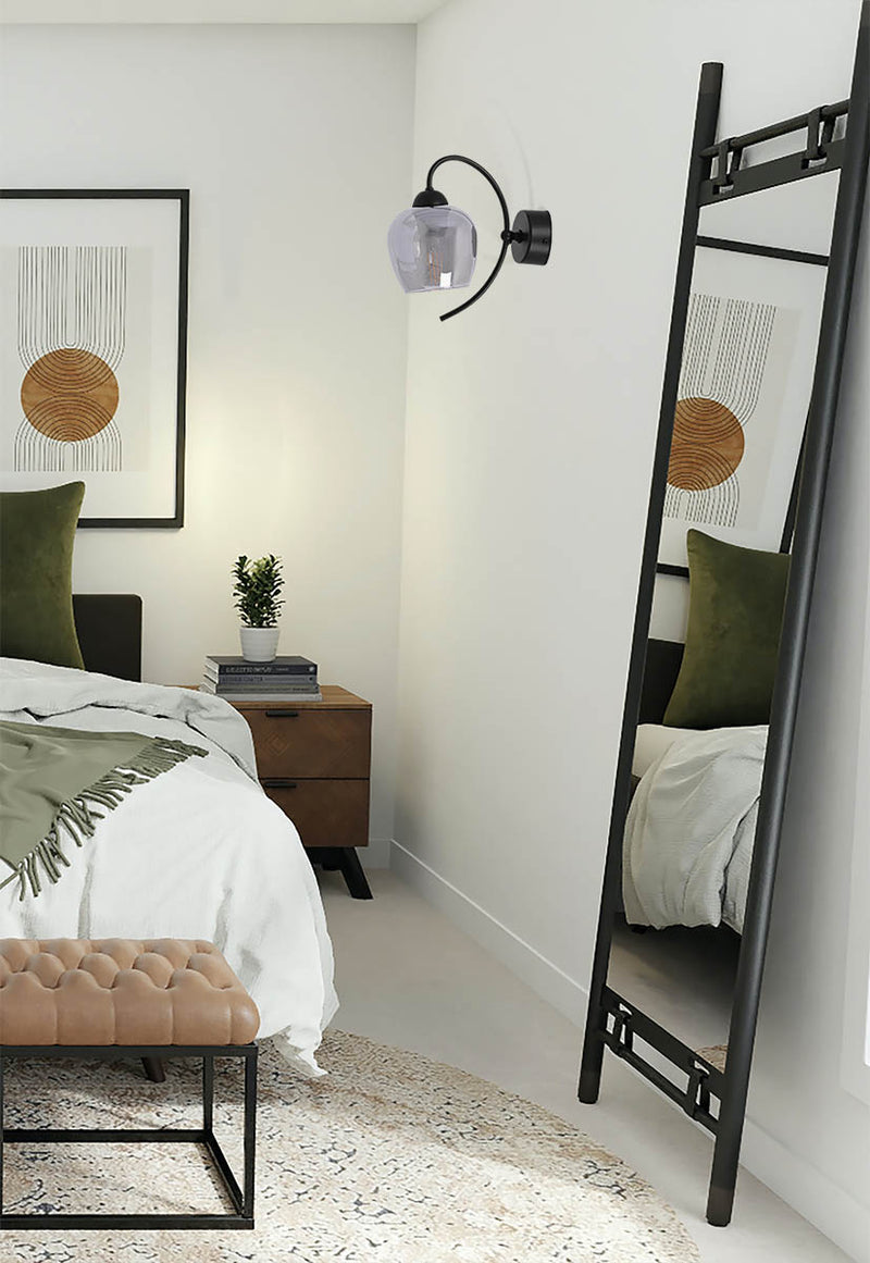 Kaja Sara 1L wall sconce lamp E27 H 25.0cm