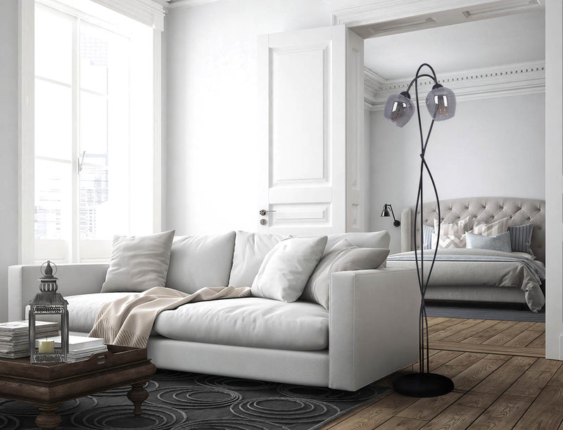 Kaja Sara 2L floor lamp E27 H 156.0cm