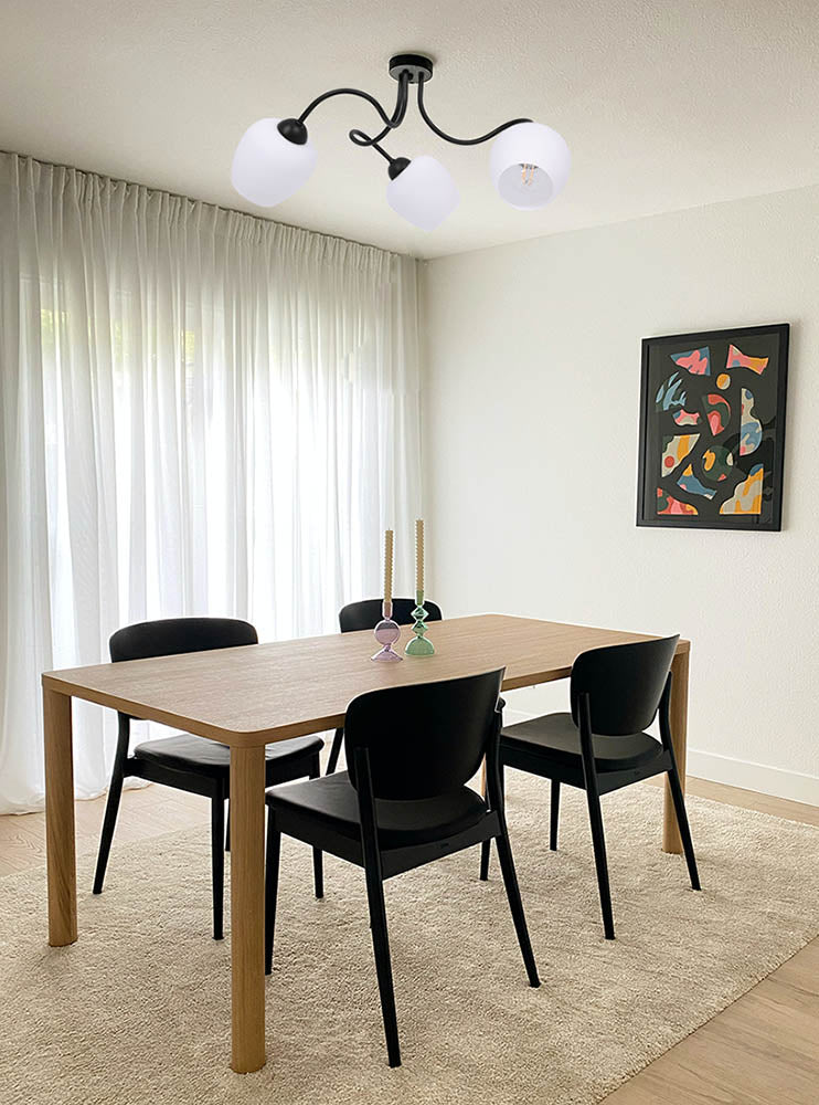 Kaja Bella 3L ceiling lamp E27 H 28.0cm