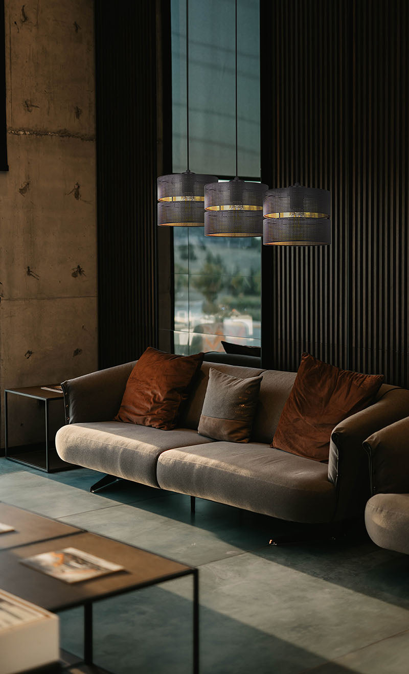 Kaja Zimbo 1L pendant lamp E27 H 100.0cm