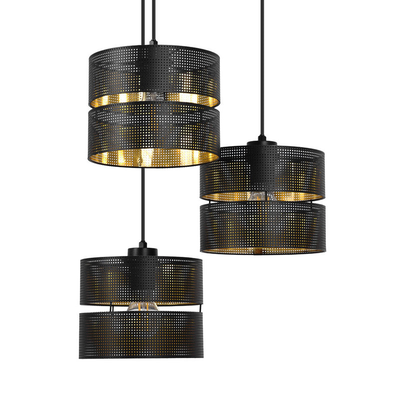 Kaja Zimbo 3L pendant lamp E27 H 100.0cm