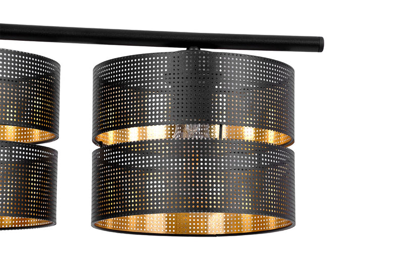 Kaja Zimbo 4L linear suspension pendant lamp E27 H 100.0cm