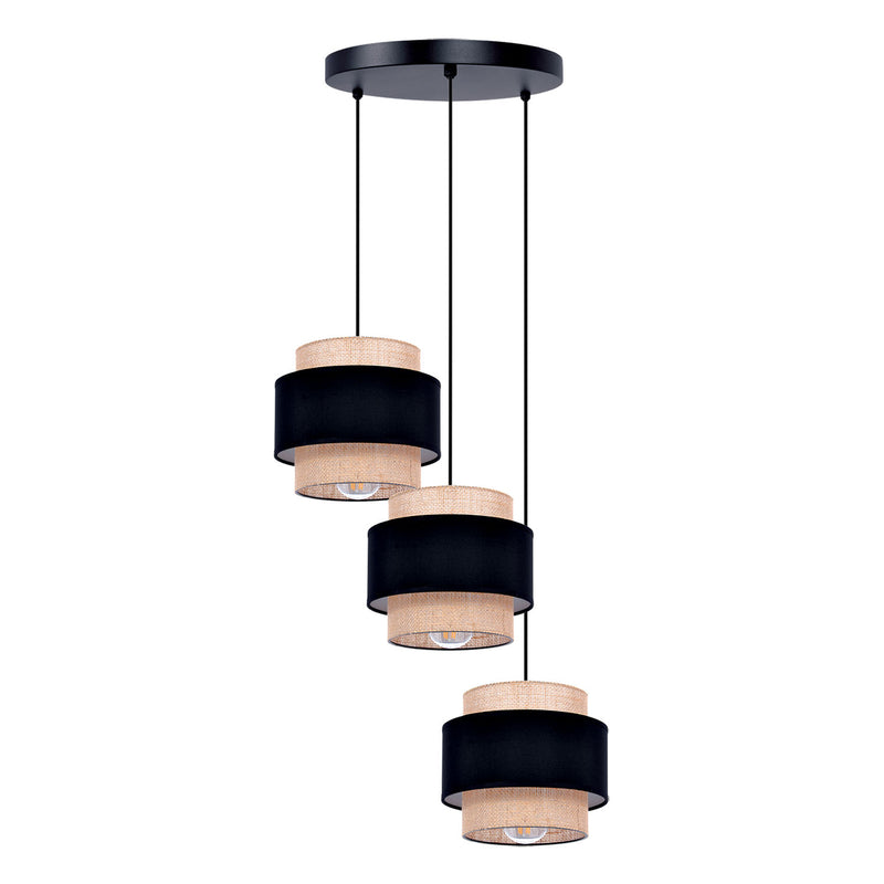 Kaja Gato 3L pendant lamp E27 H 100.0cm