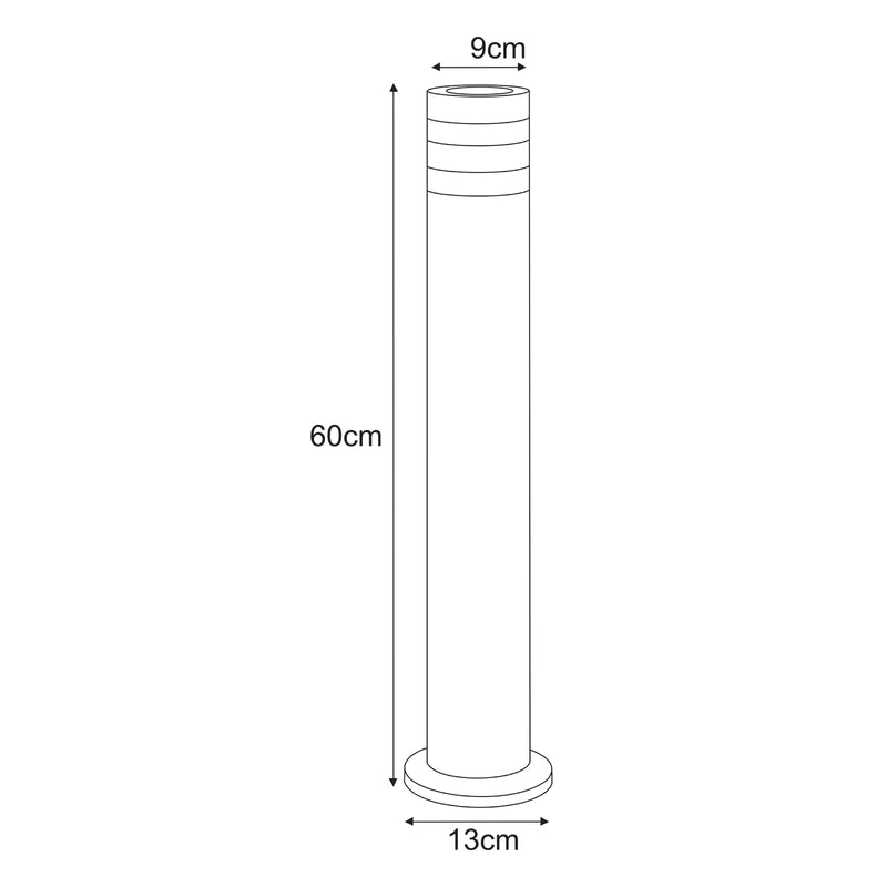 Kaja Solin 1L garden lantern E27 H 60.0cm