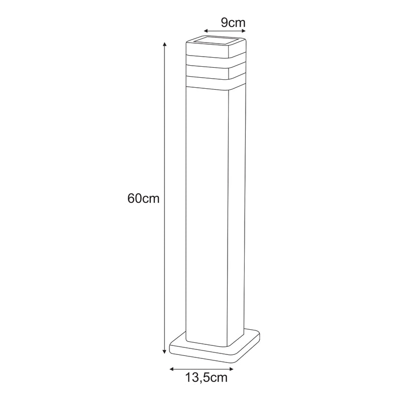 Kaja Tamiza 1L garden lantern E27 H 60.0cm