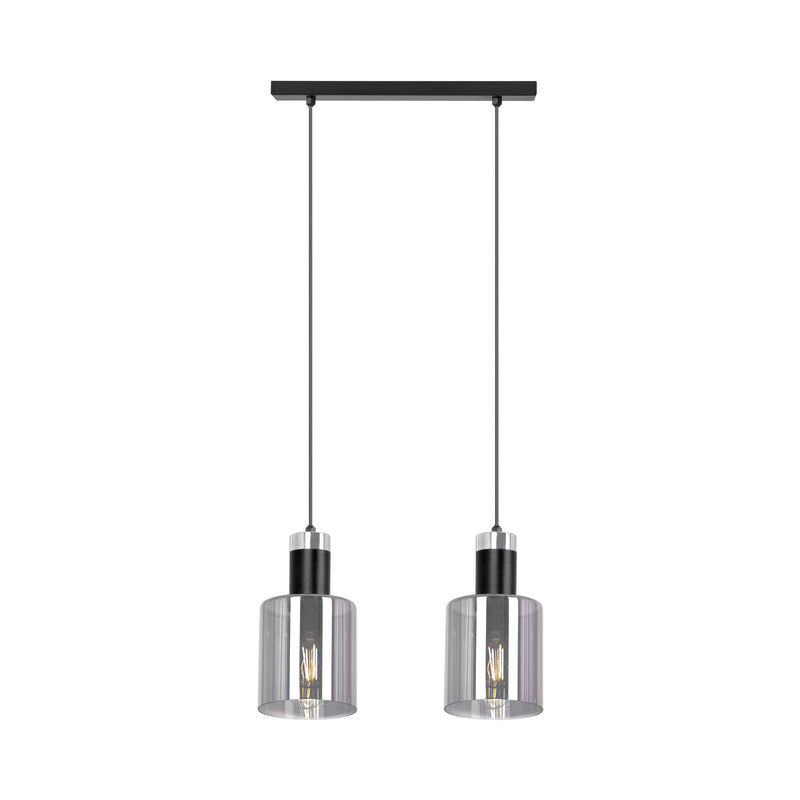Kaja Brus 2L linear suspension pendant lamp E27 H 90.0cm