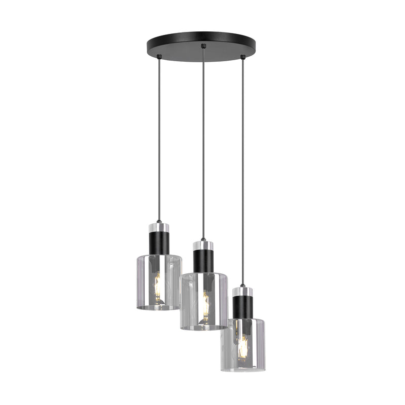 Kaja Brus 3L pendant lamp E27 H 90.0cm