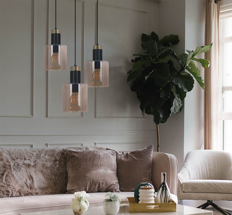 Kaja Alto 3L pendant lamp E27 H 90.0cm