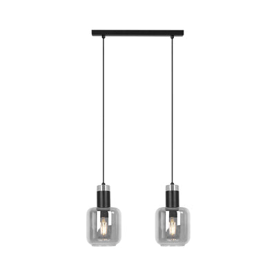 Kaja Denis 2L linear suspension pendant lamp E27 H 90.0cm