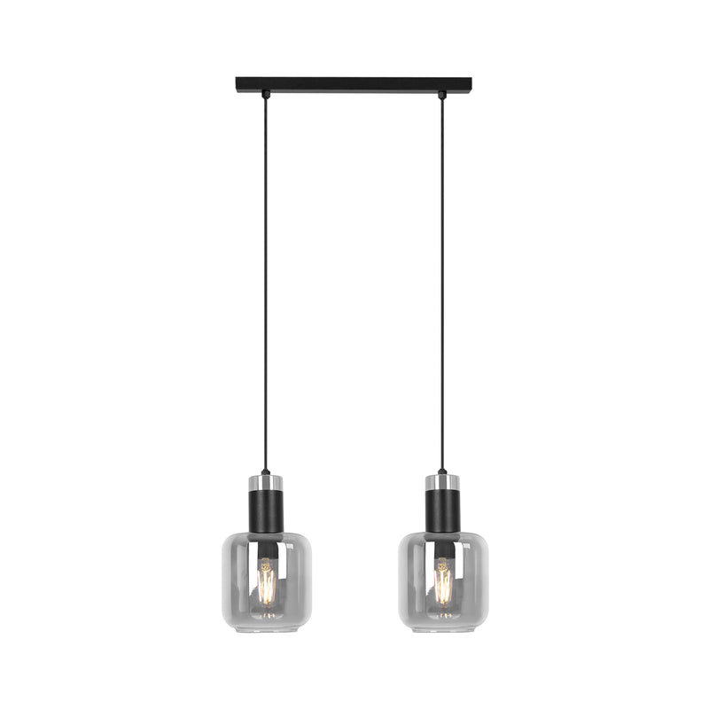 Kaja Denis 2L linear suspension pendant lamp E27 H 90.0cm