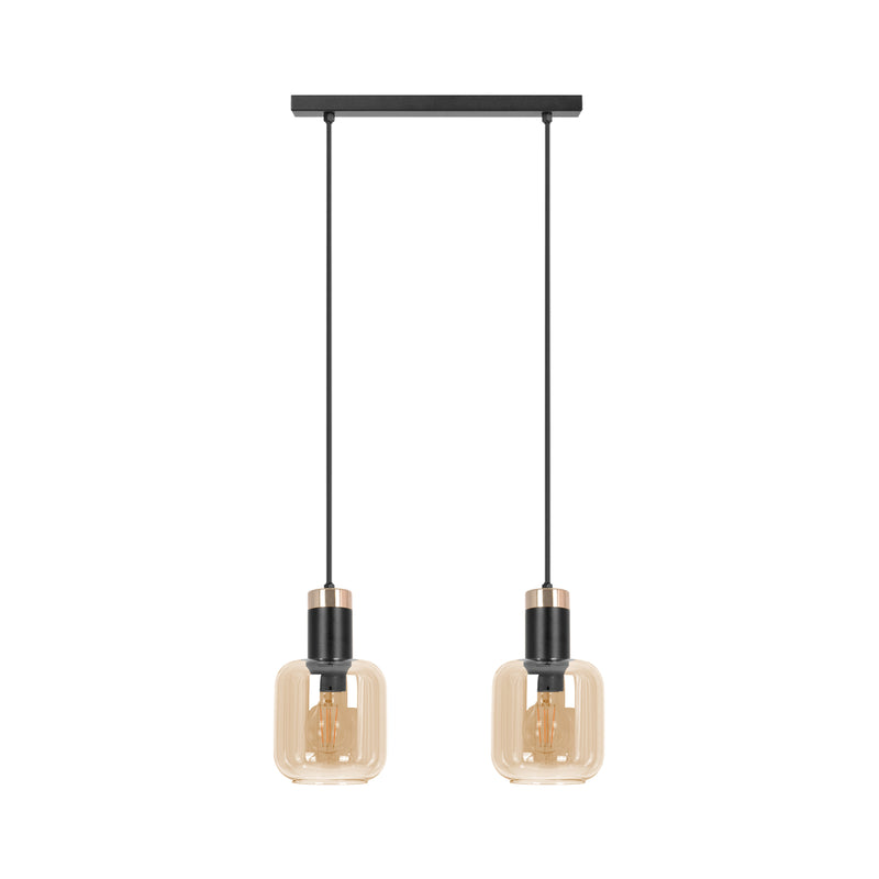 Kaja Doka 2L linear suspension pendant lamp E27 H 90.0cm