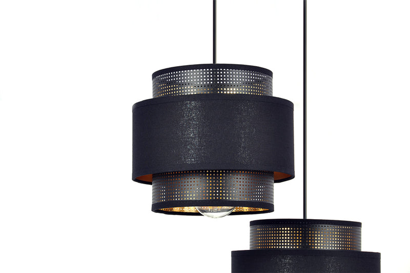 Kaja Amos 3L pendant lamp E27 H 100.0cm