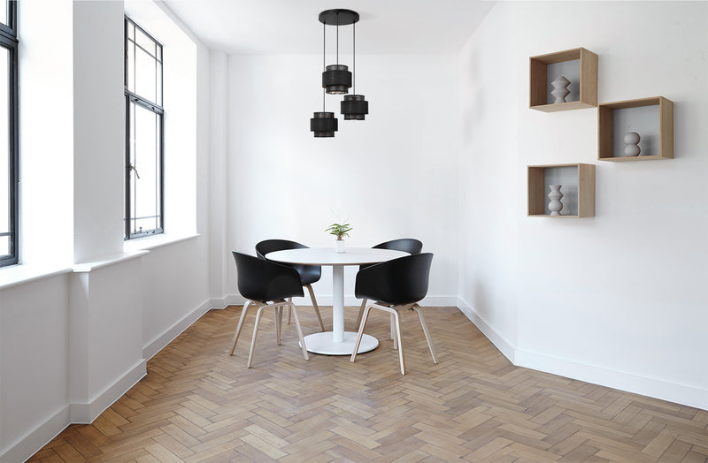 Kaja Amos 3L pendant lamp E27 H 100.0cm