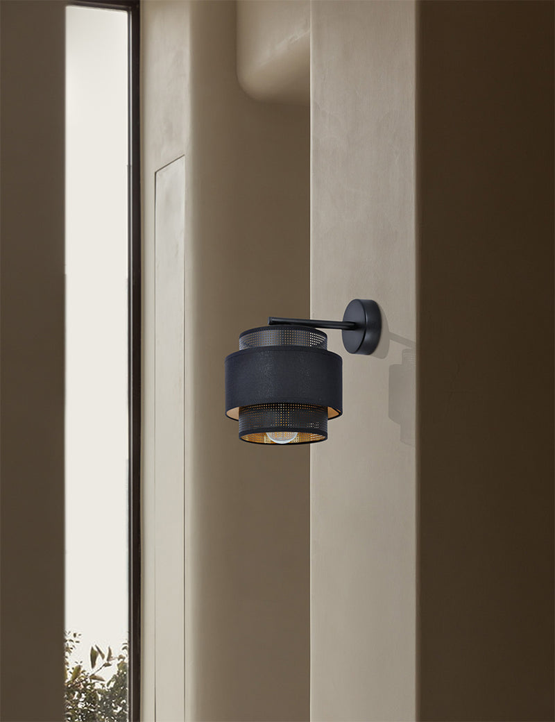 Kaja Amos 1L wall sconce lamp E27 H 25.0cm